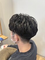 ポート(PORT)&nbsp;メンズショート×スパイラルパーマ