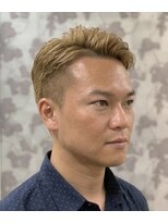 荘司調髪所 王道ツーブロックゴールド!