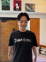 ツネ ヘアアンドヘッドスパ(TsuNE hair&head spa) センターパート ツーブロック