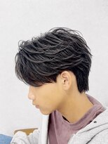 merci deux Men's salon  men'sパーマ/学割U24メンズ【メルシー ドゥ メンズサロン】&nbsp;メンズ　フェザーパーマ　毛流れパーマ