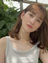 アビー 福岡天神(ABBEY)&nbsp;ミディアムヘアレイヤーカット前髪カット髪質改善トリートメント