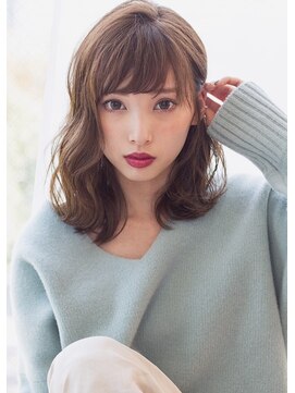 インビテーション(invitation) 【invitation】フォギーアッシュ×小顔セミディ＠マイコ