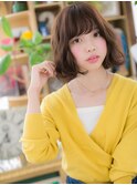 *bliss浦和*斜めバング♪くせ毛風ガーリーボブa