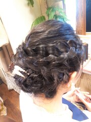 結婚式ヘアアレンジ