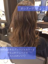 ヘアーメイク ブランニュー 東生駒店(hair make Brand new) 【透明感*グレージュカラー】クリスタルシアーグレージュ