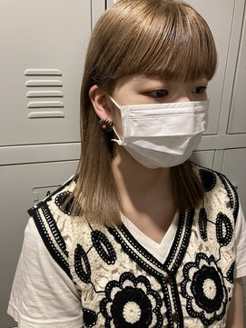 ワープ 青葉台(WARP) ベージュ/ブリーチ/ダブルカラー/ミルクティー/青葉台