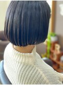 シンプルなボブ