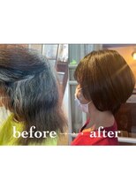 ティージェイ天気予報 1ポ 四日市店(TJ)&nbsp;白髪ぼかしハイライト