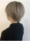 大人のハイトーンショート☆すっきりシルエット/ローライト