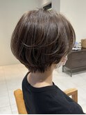 丸みショートボブ