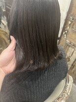 表参道roijir 暗髪グレージュ×うるつや髪質改善