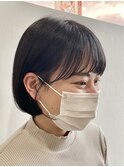 【別府 ランガリ】丸ボブ/切りっぱなし/顔まわりカット