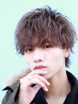 オーシャントーキョー ウエスト(OCEAN TOKYO WEST) メンズスパイラルツーブロマッシュ波巻き