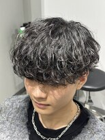 アストラ(ASTRA)&nbsp;波巻きパーマ　スパイラル　マッシュ　メンズ　パーマ