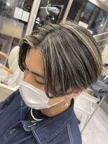 リミットバイアフィナー 大宮店(limit by Afinar) センターパート×メンズハイライト