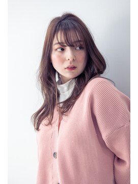 ブリング バイ スノードロップ 吉祥寺(BRING by Snowdrop) 黒髪/グレーベージュ/レイヤーロング/前髪パーマ/吉祥寺