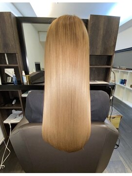 アールサロンプラスキャスパ 自由が丘(Rrsalon+CASPA) 【髪質改善】R.HASエクソソーム水素トリートメント×艶カラー