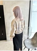 ケアブリーチでホワイトラベージュ◎