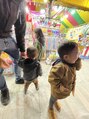 オーブ ヘアー ビーチ 藤沢店(AUBE HAIR beach) 3人の子供達^ ^おすすめの公園あったら教えてください!