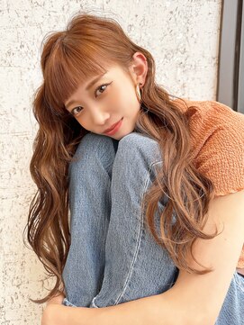 ラグーンアライブ(LAGOON ALIVE) -LAGOON ALIVE-新田/ブリーチ/オレンジベージュ/ミルクティー