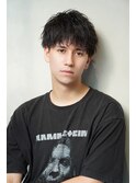 フェザーパーマ/刈り上げセンターパート/サーフカール[新宿]