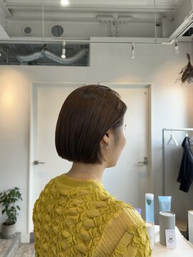 ロカ 表参道(loka) ボブ/ベージュ［表参道/髪質改善/ブリーチ/ハイライト］