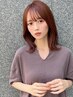 【極潤スチーム付き☆】似合わせカット+艶カラー+最高級オージュア￥14300