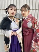 卒業式ヘア