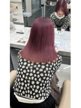 アース 鹿児島天文館店(HAIR&MAKE EARTH) 濃い目のカシスピンク