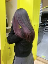 エイトヘアー(8 HAIR)&nbsp;シルバーグレー×ホワイトピンク