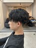 【メンズ】メンズカット＋波巻きパーマ￥13800