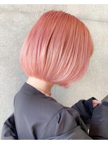 ヴェルダ 池袋店(verda)&nbsp;ハイトーンピンクカラー/ボブ/yamamoto
