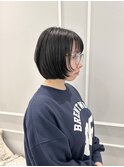 (銀座)前上がりミニボブ