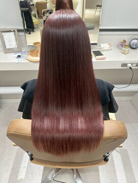 スラッシュ(SLASH) 髪質改善/ピンクブラウン/オーガニックカラー/艶髪