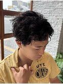 短めスパイラルパーマ♪