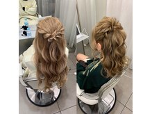 ピークヘア(PEAK HAIR)の雰囲気（ヘアセットお任せ下さい♪＃ヘアセット＃ヘアメ＃トリートメント）
