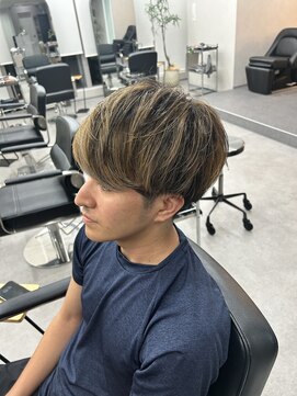 クム 横浜(qumu) 【qumu MARIKO】メンズカット×バレイヤージュ