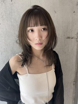 バロンフェム(baLon.fem) 【stylist田島】ブリーチなし/オリーブベージュ