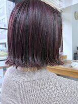 アトリエ ジジ(atelier ZiZi)&nbsp;アンブレラカラー　ボルドールビー　ミニボブ