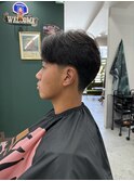 MEN'SHAIRウルフカルマパーマメンズショートイージーパーマ