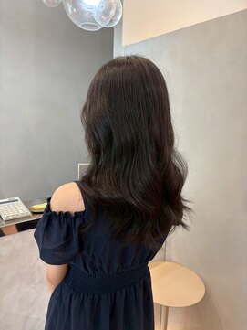 ジーナ 札幌大通(Zina) 美髪*ダークグレージュ*外巻きウェーブ*Zina札幌大通