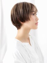 カバーヘア ブリス 戸田公園西口店(COVER HAIR bliss) ハイライトメンズライク前下がりショート//戸田公園10代20代30代