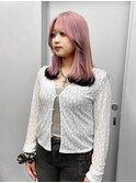 pink/ホワイトピンク 裾カラー デザインカラー 表参道ハイトーン