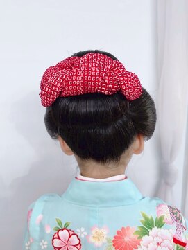 【セットサロンfirst】七五三向け日本髪
