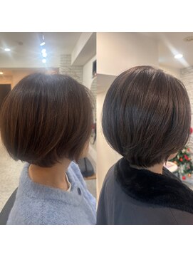 メモリーズ 銀座(Memories) ナチュラルひし形小顔ショート絶壁解消くびれ/加藤