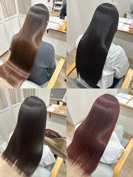 コエ(coe)の写真/髪へのダメージを最大限に抑え、潤いのある艶サラでナチュラルな仕上がりに◎伸びてきても扱いやすい美髪へ