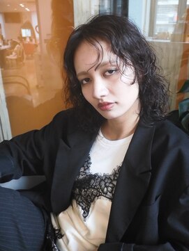 レクタ(recta) ボブパーマ レイヤーボブ 暖色カラー