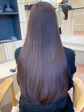 パークレーン アイス イヴェン アネックス(PARK LANE ICI yeven.anx) 自然な縮毛矯正レイヤーカットブリーチなしダブルカラー春カラー