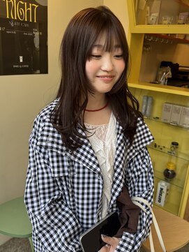 ヒントステーション(HINTSTATION) 〈浅草 半個室〉無造作ゆるロング×ウォームブラウン