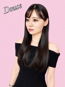 どぅ～す 梅田店 【大阪梅田】カラー×チビ編み込みエクステ×髪質改善
